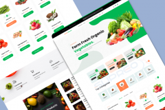 WordPress E-Commerce Website For Organic Grocery Shop